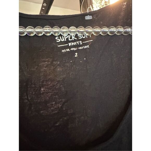 Torrid georgette peplum top/shirt/blouse  Size 2 (plus size) super soft knit - Picture 5 of 5